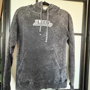 XL Eighteen Co. Black Mineral Wash Hoodie